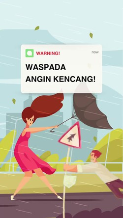 Video: Angin Kencang di Jakarta Gara-gara Apa, Sih?