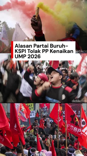 Video Partai Buruh-KSPI Tolak PP Kenaikan Upah 2026 yang Diteken Prabowo