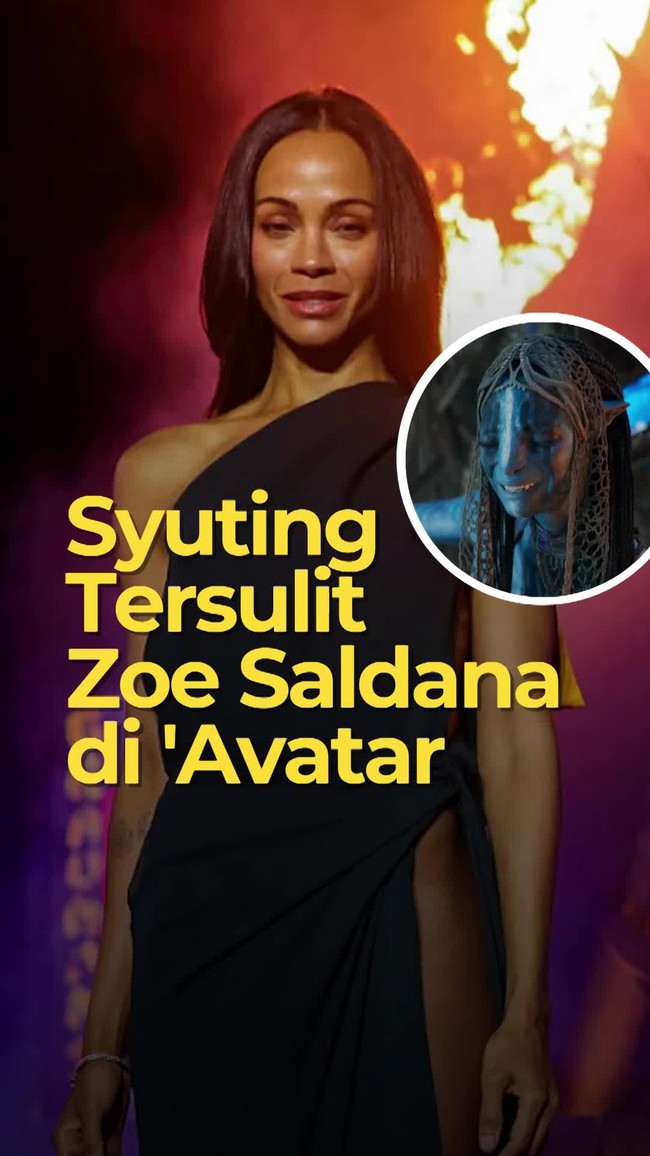 Video Kesedihan Neytiri di Avatar Merasuk ke Zoe Saldana
