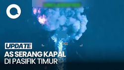 Video: Detik-detik AS Serang 3 Kapal di Pasifik Timur, Tewaskan 8 Orang 