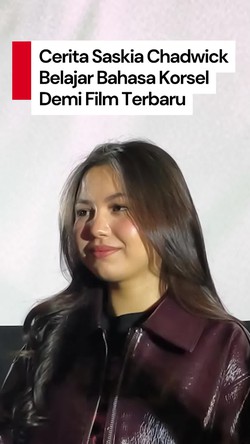 Video Usaha Saskia Chadwick Belajar Bahasa Korea Demi Akting Film Terbaru