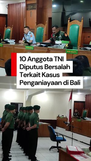 Video: Vonis 10 Anggota TNI Terkait Kasus Penganiayaan di Bali