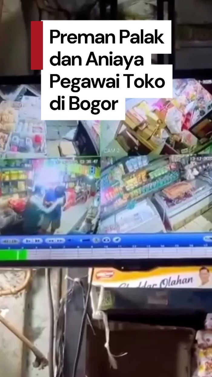Video: Viral Preman Palak-Aniaya Pegawai Toko di Bogor Berujung Dibekuk Polisi