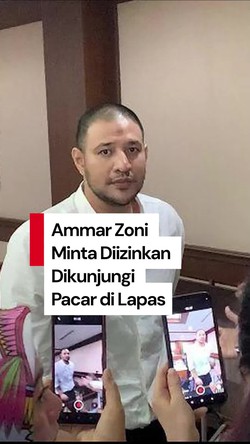 Video Ammar Zoni Minta ke Hakim untuk Dibolehkan Dikunjungi Pacar di Lapas