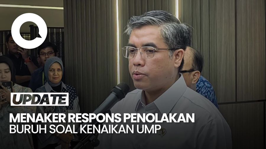 Video Menaker soal Buruh Tolak Aturan Kenaikan UMP-Ancam Demo Besar-Besaran