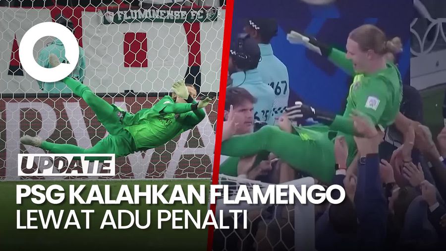 Video: Aksi Kiper Cadangan PSG Gagalkan 4 Eksekutor Flamengo