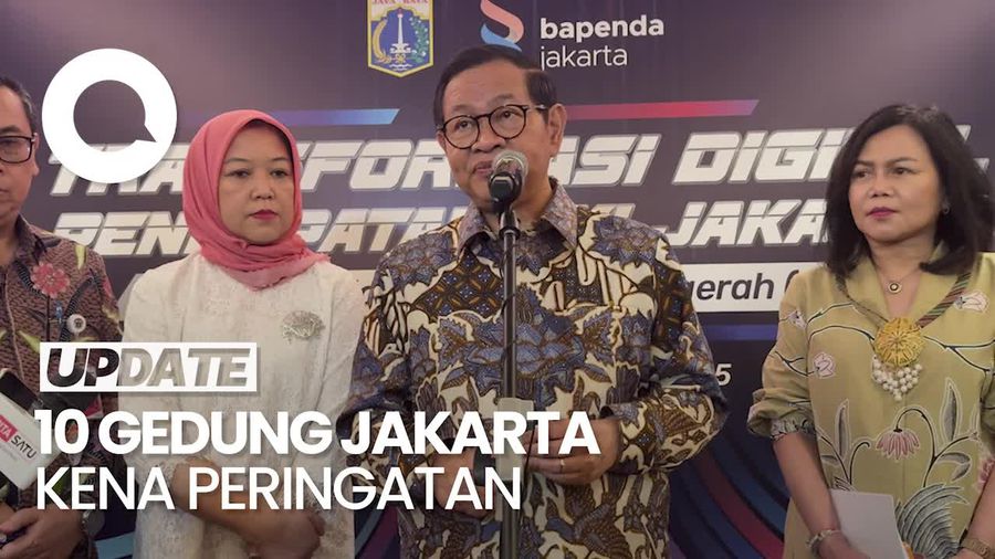 Video: Pemprov DKI Cek Kelayakan 3.500 Bangunan, 10 Gedung Kena Peringatan Keras