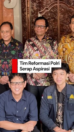 Video: Mahfud Md Terima Aspirasi dari Bali Terkait Reformasi Polri