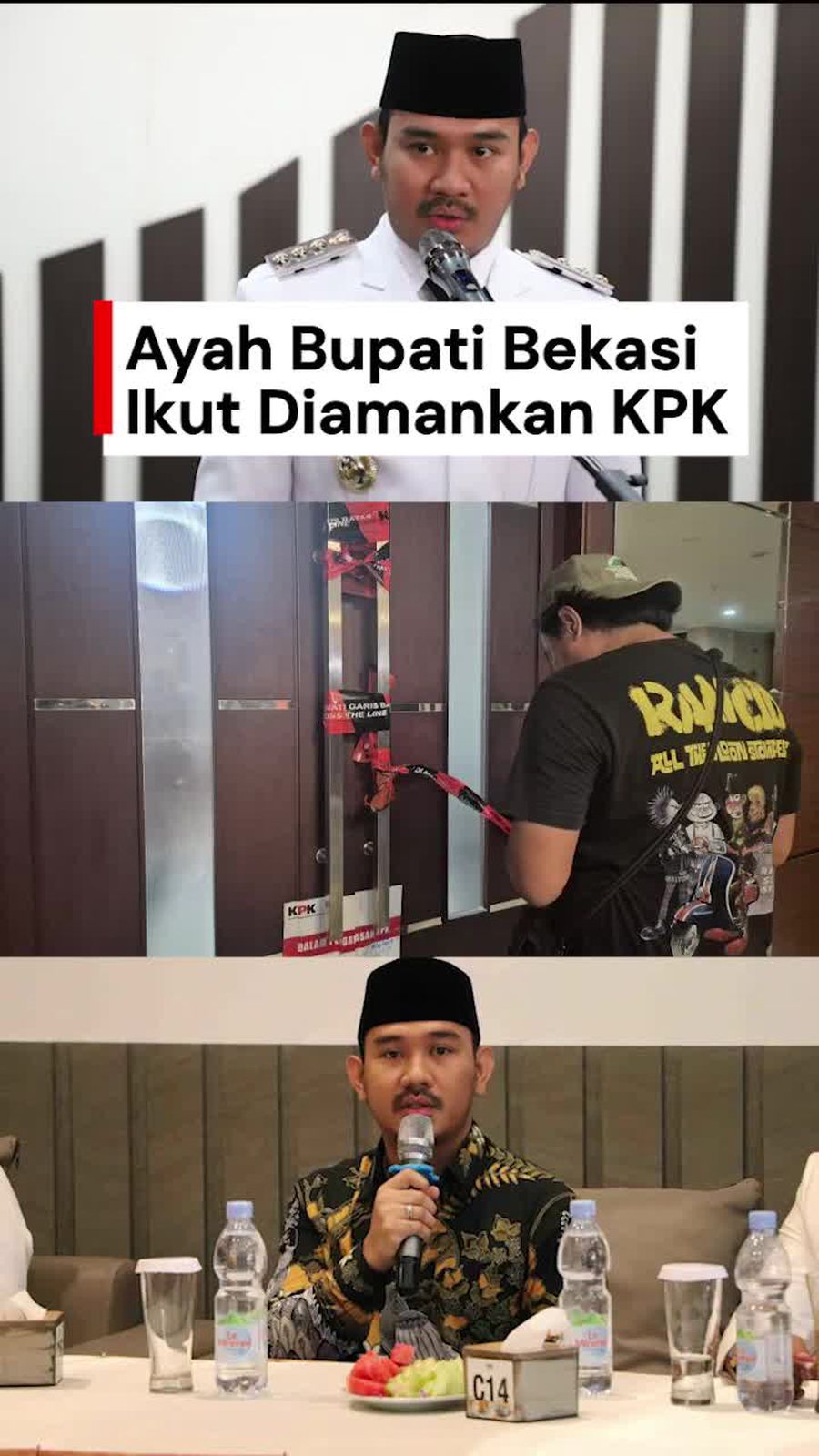 Video: KPK Turut Amankan Ayah Bupati Bekasi Ade Kuswara saat OTT