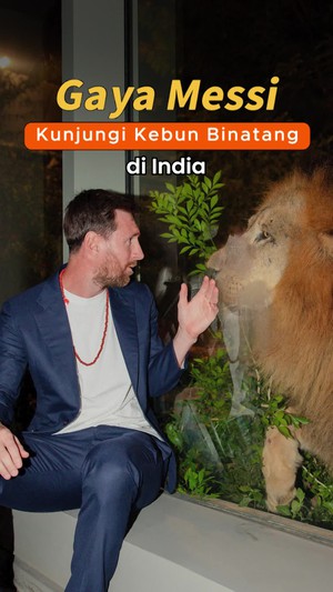 Video: Momen Messi ke Kebun Binatang di India Milik Keluarga Terkaya Se-Asia