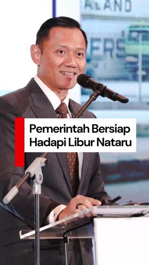 Video AHY: 120 Juta Orang Bakal Lakukan Perjalanan saat Libur Nataru 2025