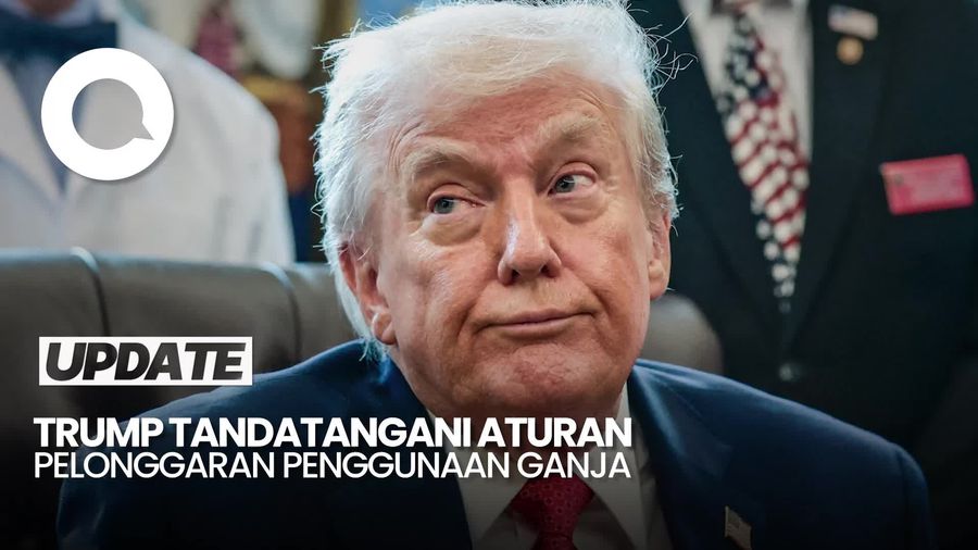 Video Trump Resmi Longgarkan Peraturan Ganja Demi Medis