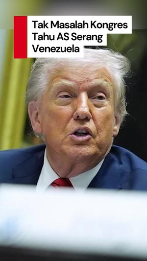 Video Trump Mau Serang Venezuela: Semoga Kongres Tak Bocor Kayak Saringan
