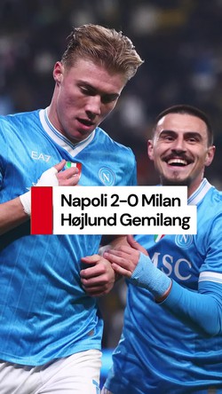 Video Napoli vs AC Milan: Rossoneri Tumbang, Rasmus Hojlund Gemilang