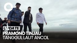 Video: Tinjau Tanggul Laut Ancol, Pramono Targetkan Rampung 2029