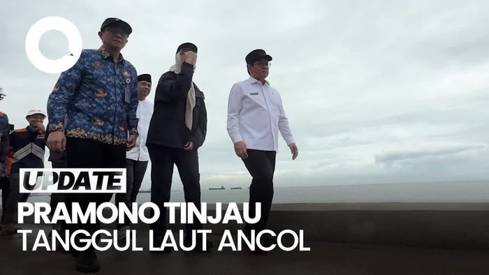 Video: Tinjau Tanggul Laut Ancol, Pramono Targetkan Rampung 2029