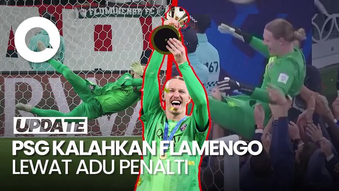 Video: Aksi Kiper Cadangan PSG Gagalkan 4 Eksekutor Flamengo
