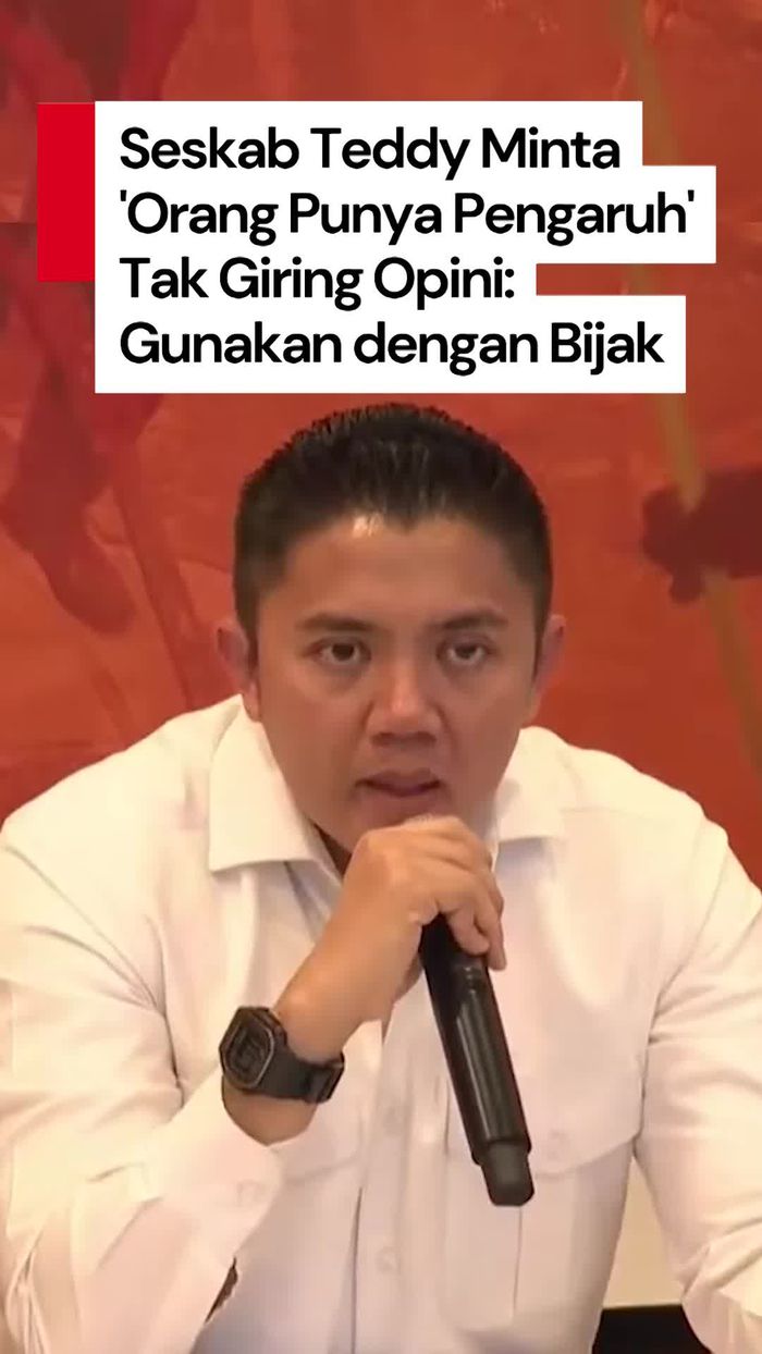 Video Seskab Teddy: Jangan Menggiring-giring Seolah Pemerintah Tidak Kerja