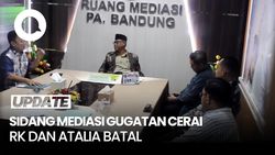 Video: Ridwan Kamil-Atalia Absen, Sidang Mediasi Gugatan Cerai Batal