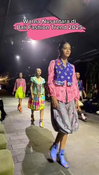 Warna Nusantara di Bali Fashion Trend 2025