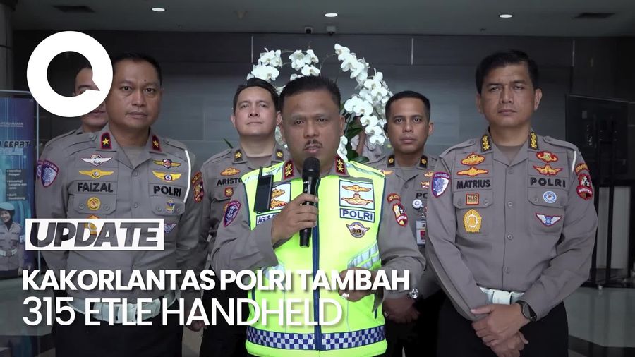 Video: Kakorlantas Polri Tambah 315 ETLE Handheld, Perkuat Transformasi Digital
