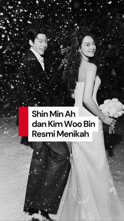 Video: Shin Min Ah-Kim Woo Bin Resmi Jadi Suami-Istri