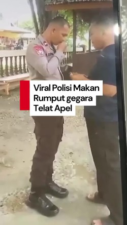 Video: Polsek Popayato Minta Maaf soal Viral 3 Polisi Dihukum Makan Rumput