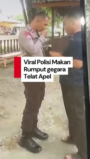 Video: Polsek Popayato Minta Maaf soal Viral 3 Polisi Dihukum Makan Rumput