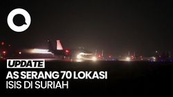 Video: AS Bombardir Suriah, Targetkan 70 Lokasi ISIS