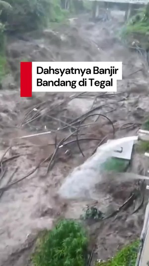  Video: Banjir Bandang Terjang Daerah Wisata Guci di Tegal 