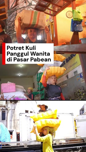 Video: Wanita-wanita Kuat Kuli Panggul Pasar Pabean Surabaya