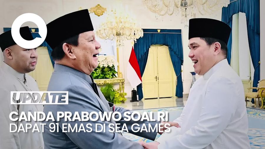 Video Prabowo Soal RI Dapat 91 Emas di SEA Games 2025: Gembira, Tapi Pusing