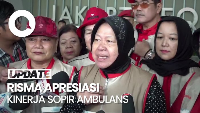 Video Risma Bicara Pengorbanan Sopir Ambulans saat Bencana