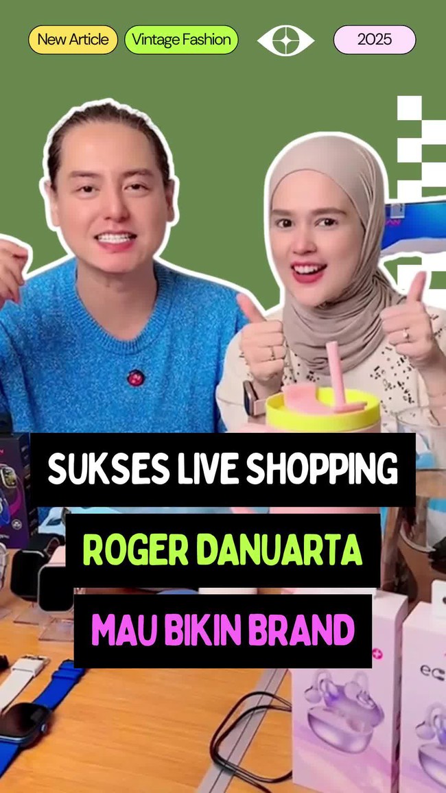 Video: Sukses Live Shopping, Roger Danuarta Ada Rencana Buat Brand