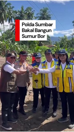 Video: Polda Sumbar Bakal Bangun Sumur Bor di 150 Titik buat Warga