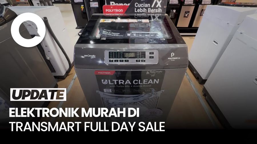 Video Transmart Full Day Sale, Mesin Cuci-Kulkas Diskon Gede-gedean