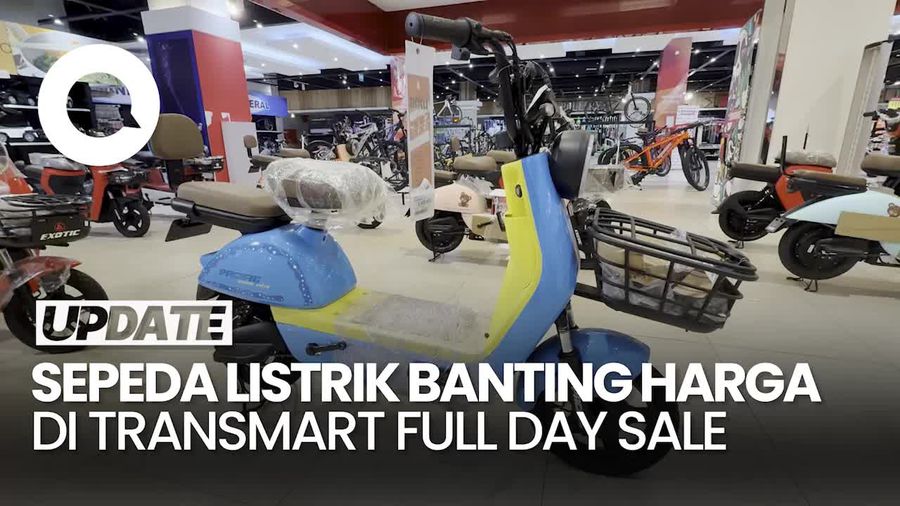 Video: Cari Sepeda Listrik Buat Liburan? Datangi Transmart Full Day Sale