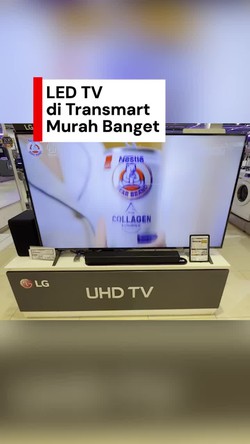 Video: LED TV di Transmart Full Day Sale Diskon Gede, Harga Mulai 6 Jutaan