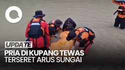 Video: Dua Hari Hilang, Pemancing Ditemukan Tewas di Sungai Tarus Kupang