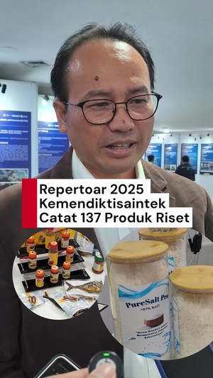 Video Kemendiktisaintek Pamer Produk Riset Program Semesta