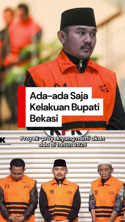 Video: Tingkah Bupati Bekasi Minta Rp 9,5 M Padahal Proyek Belum Ada