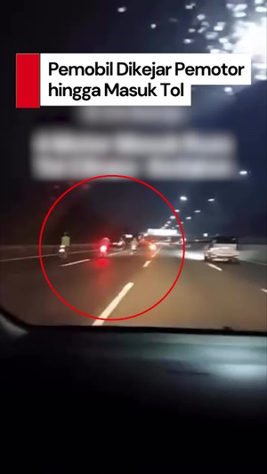 Video Viral Pemobil Dikejar Pemotor di Tol di Tangerang, Lalu Dikeroyok