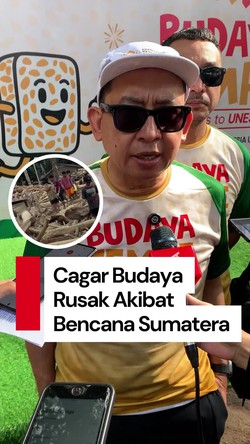 Video Menbud: Lebih dari 100 Cagar Budaya Rusak Akibat Bencana Sumatera 