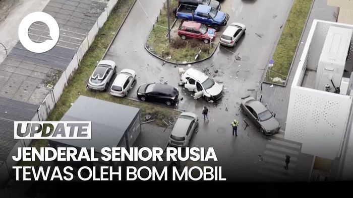 Video: Bom Mobil Tewaskan Jenderal Rusia, Ukraina Dituding Dalangnya
