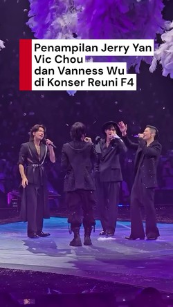 Video: Fancam Konser Reuni F4 yang Digelar Tanpa Ken Chu