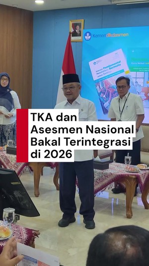 Video: TKA-Asesmen Nasional Bakal Terintegrasi pada 2026