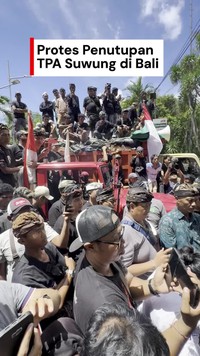 Video: Truk-truk Sampah Kepung Kantor Gubernur Bali, Protes TPA Ditutup