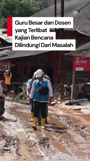 Video: Pemerintah Lindungi Dosen yang Kaji Bencana Sumatera