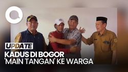 Video Viral! Kadus di Bogor Main Tangan ke Warga