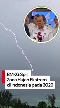 Video BMKG Ungkap Zona Hujan Ekstrem di Indonesia